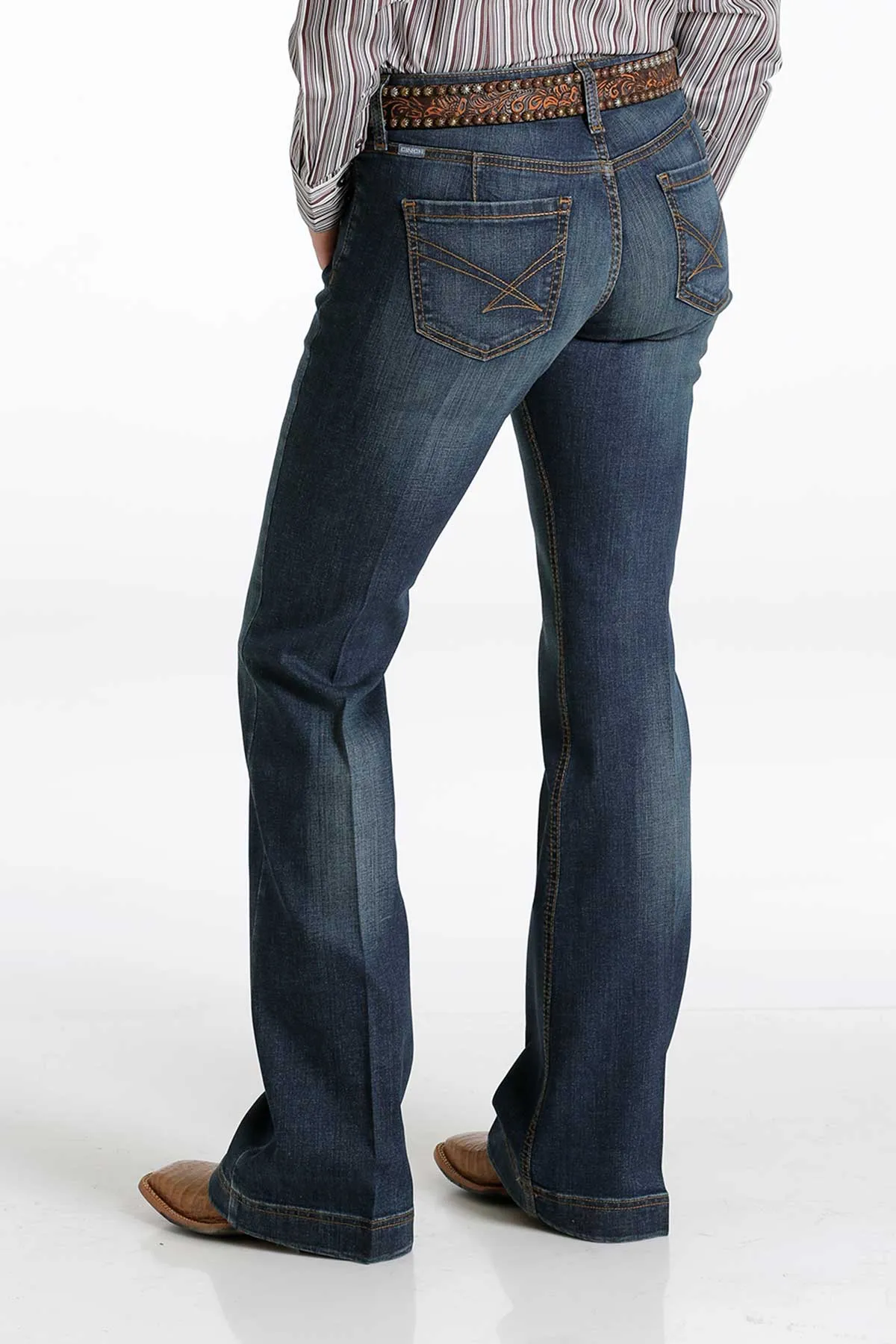 LADIES LYNDEN STRETCH CINCH TROUSER JEAN