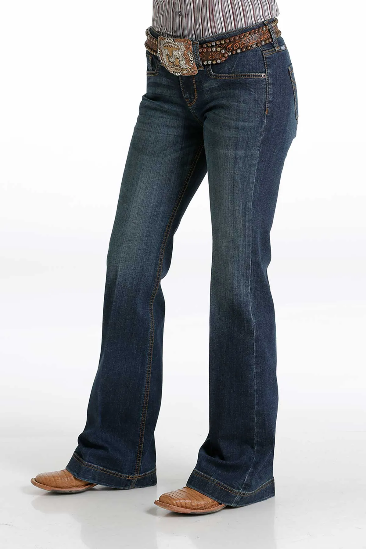 LADIES LYNDEN STRETCH CINCH TROUSER JEAN