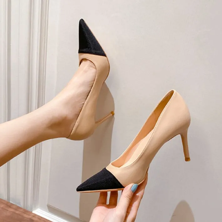 Ladies Petite Pointy Pump Shoes DS325
