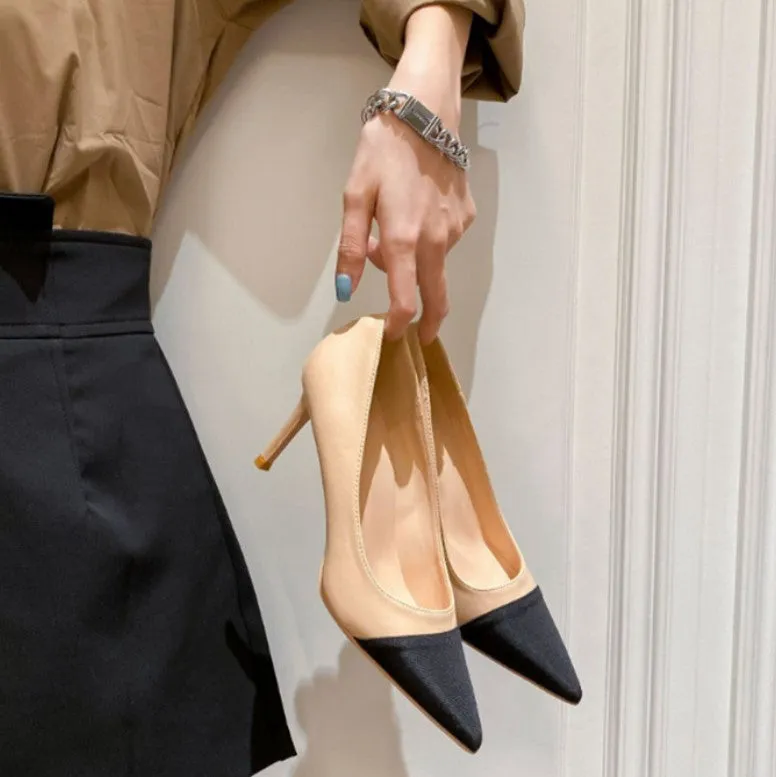 Ladies Petite Pointy Pump Shoes DS325