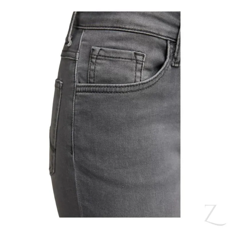 Ladies Super Stretchy Strong Slim Fit Denim Jeans | Plain | Hashi