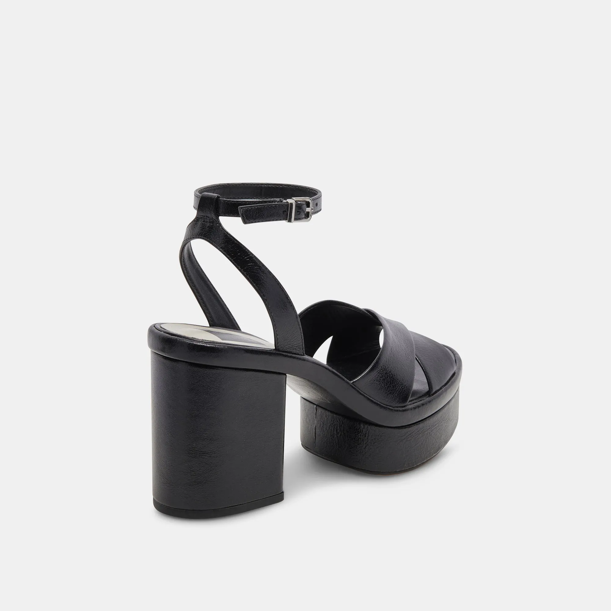 LAISHA HEELS MIDNIGHT CRINKLE PATENT - re:vita