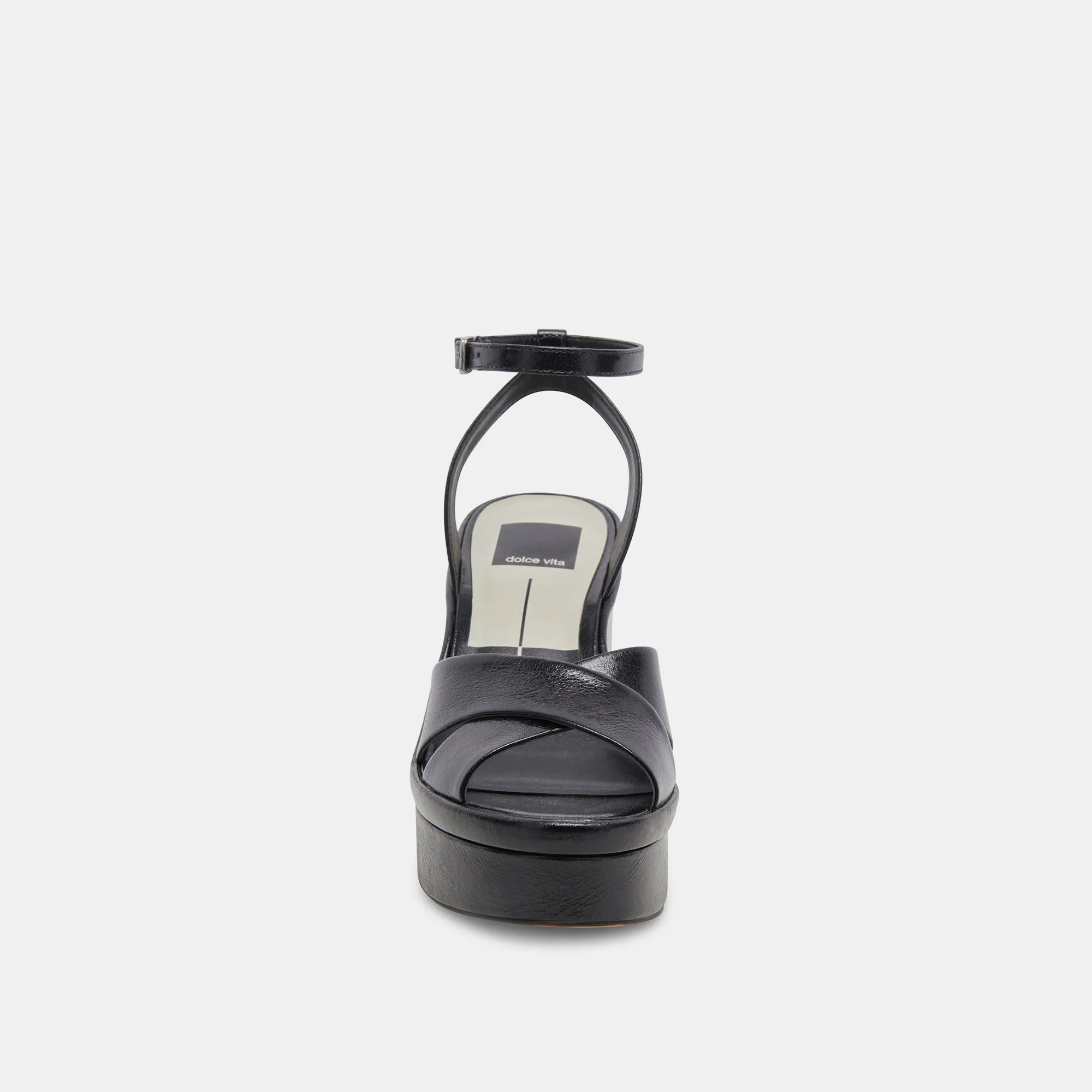 LAISHA HEELS MIDNIGHT CRINKLE PATENT - re:vita