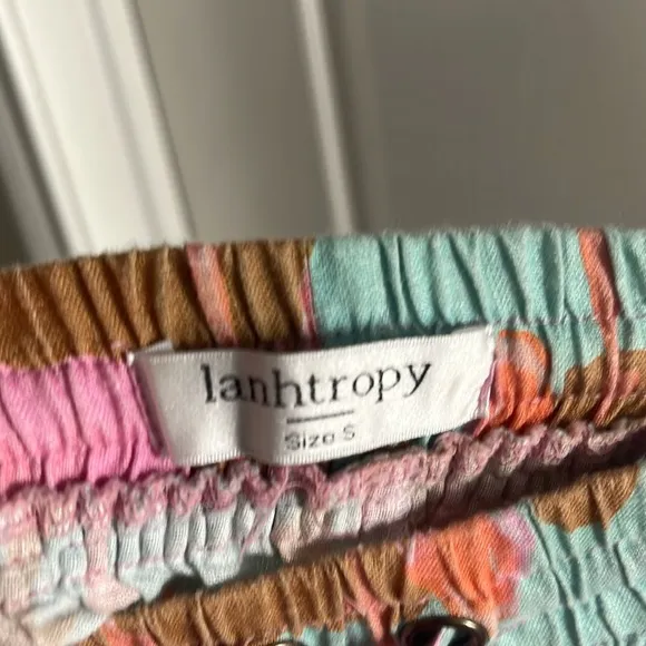 Lanhtropy Aquarela Elastic Linen Shorts Size S