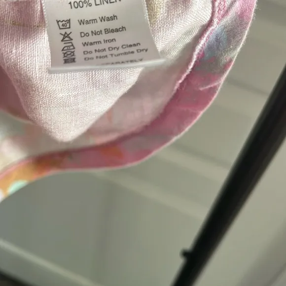 Lanhtropy Aquarela Elastic Linen Shorts Size S