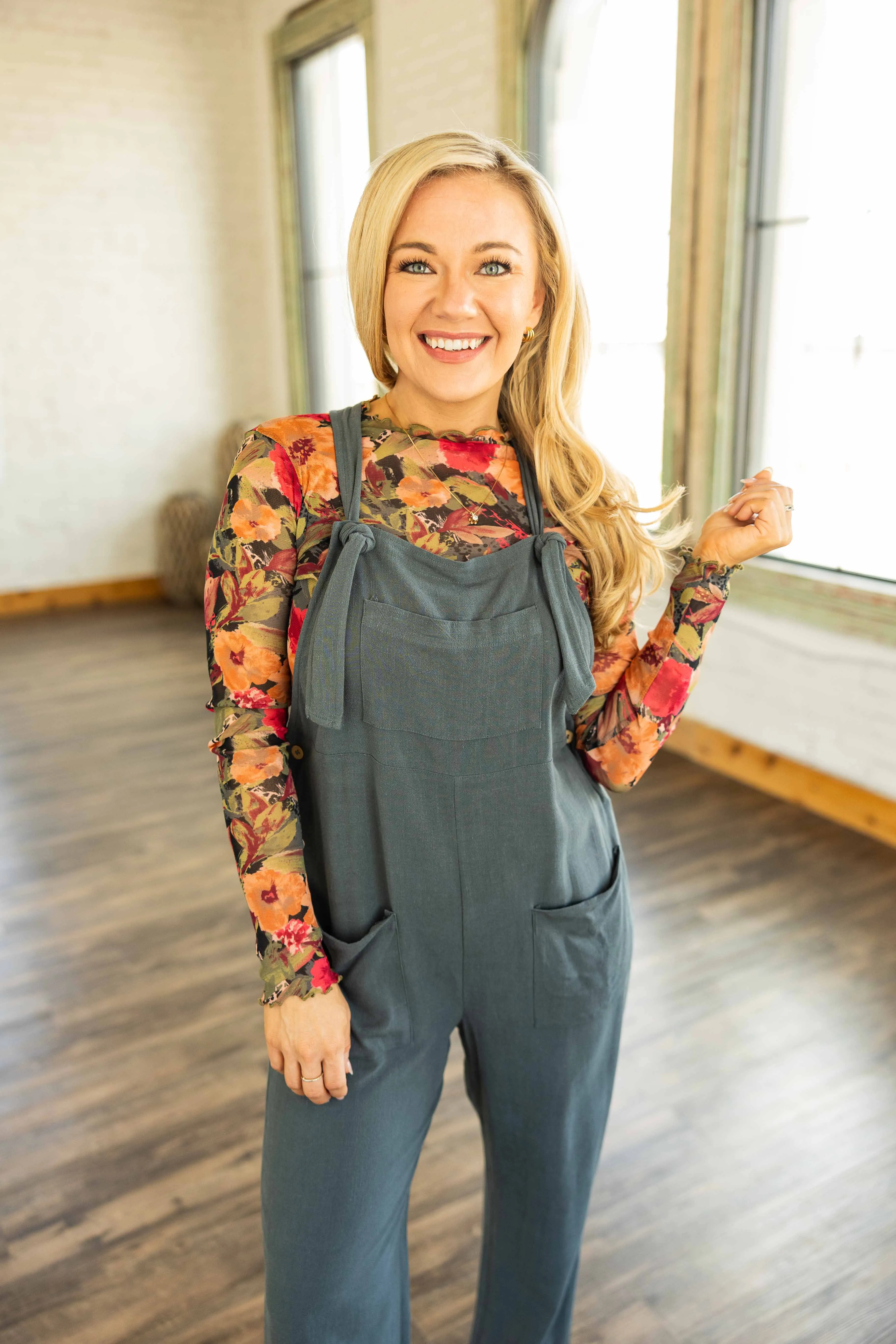 LEAH PLUS MESH TOP