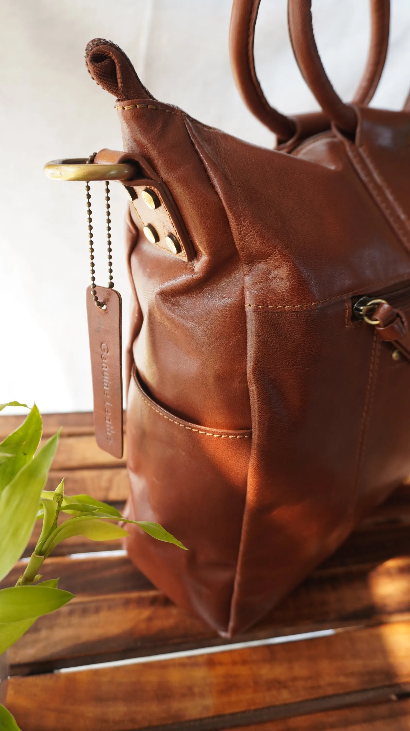 Leather Handbag / Cross Body Bag