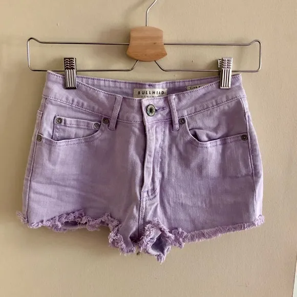 Lilac High Rise Shorts