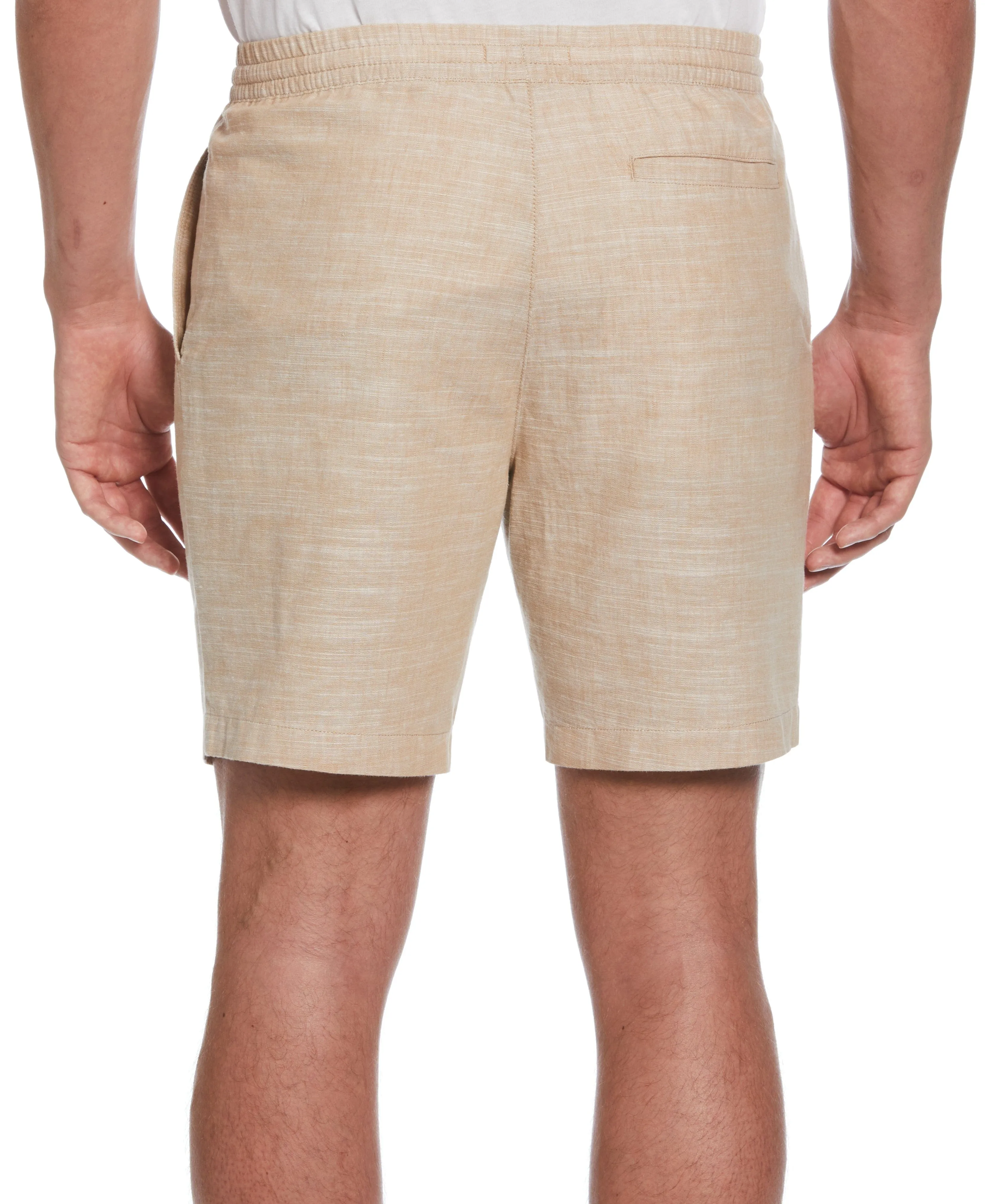 Linen Blend 8" Cross Dyed Slub Short