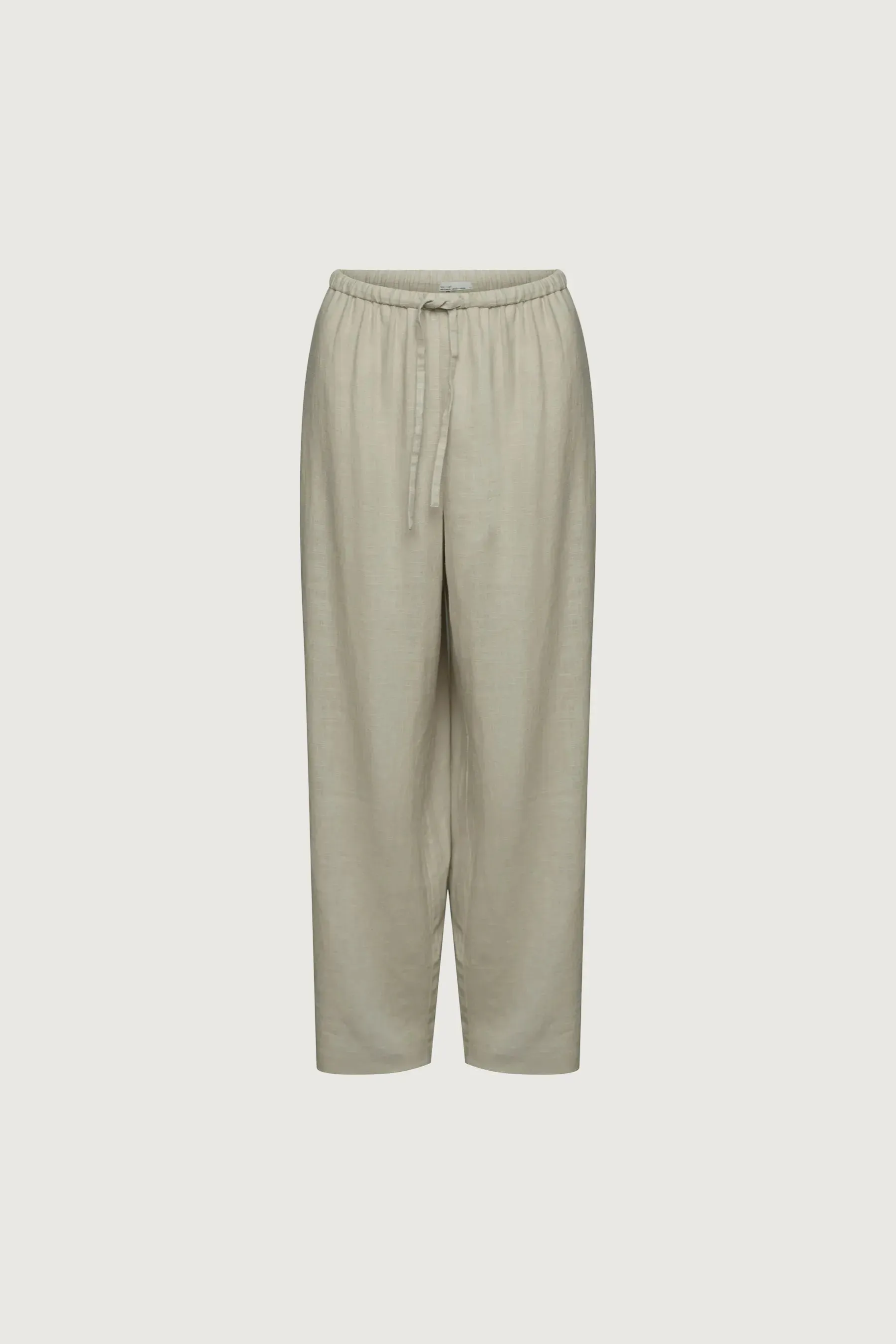Linen Blend Wide Leg Pant
