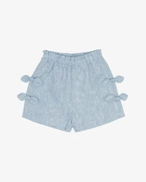 Linen Little Bows Shorts