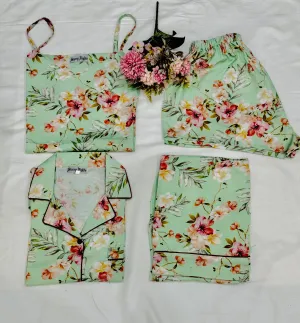 Linen Pj's 4pc