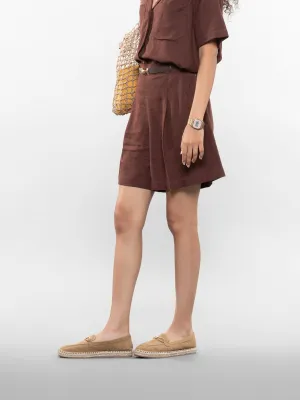 Linen shorts