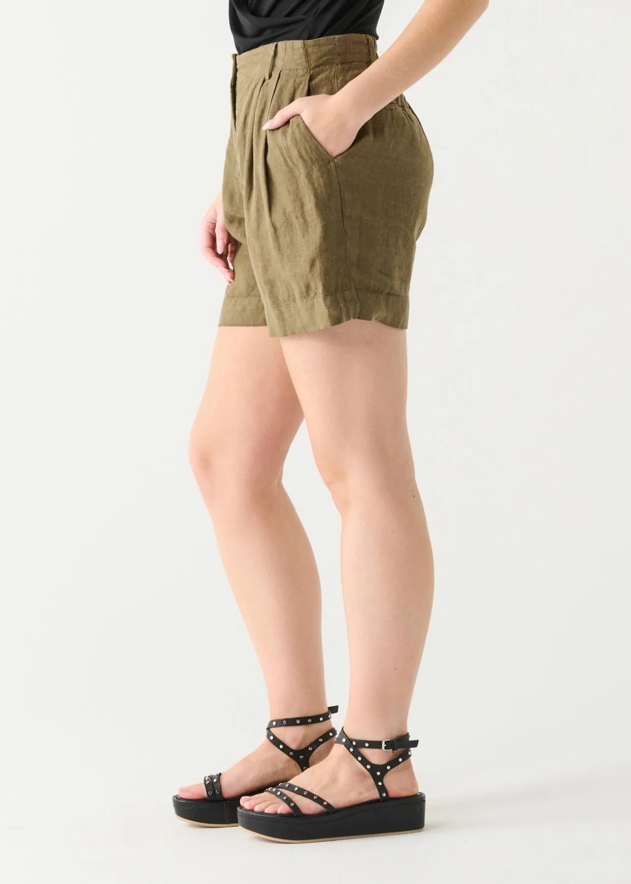 Linen Trouser Short