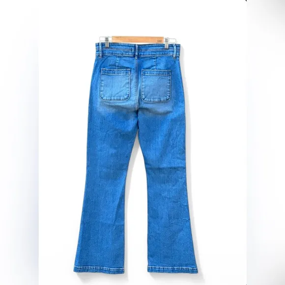 LOFT High Rise Slim Flare Jeans for women
