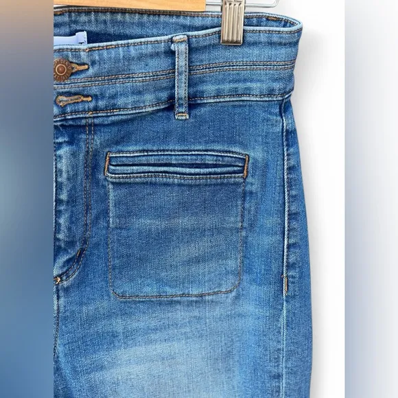 LOFT High Rise Slim Flare Jeans for women