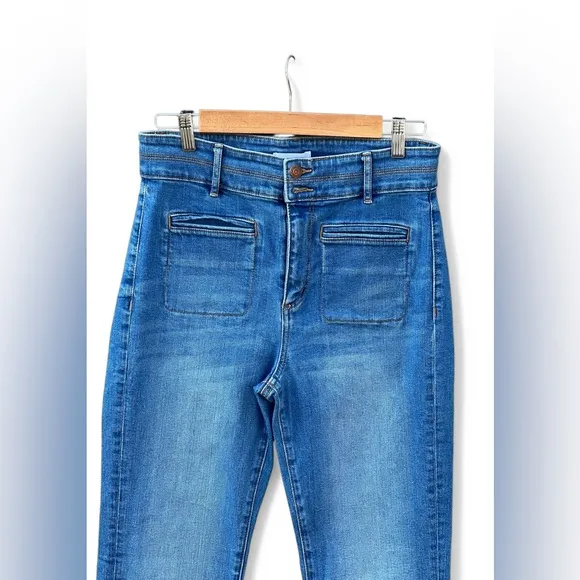 LOFT High Rise Slim Flare Jeans for women