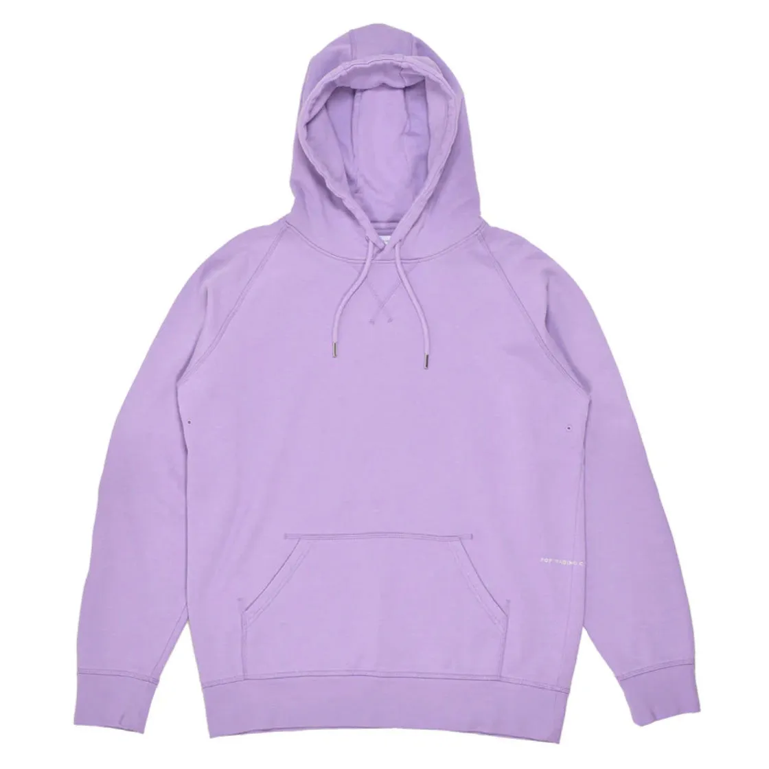 logo hooded sweat viola