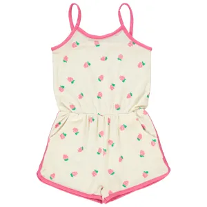 Lola Raspberry Terry Overall