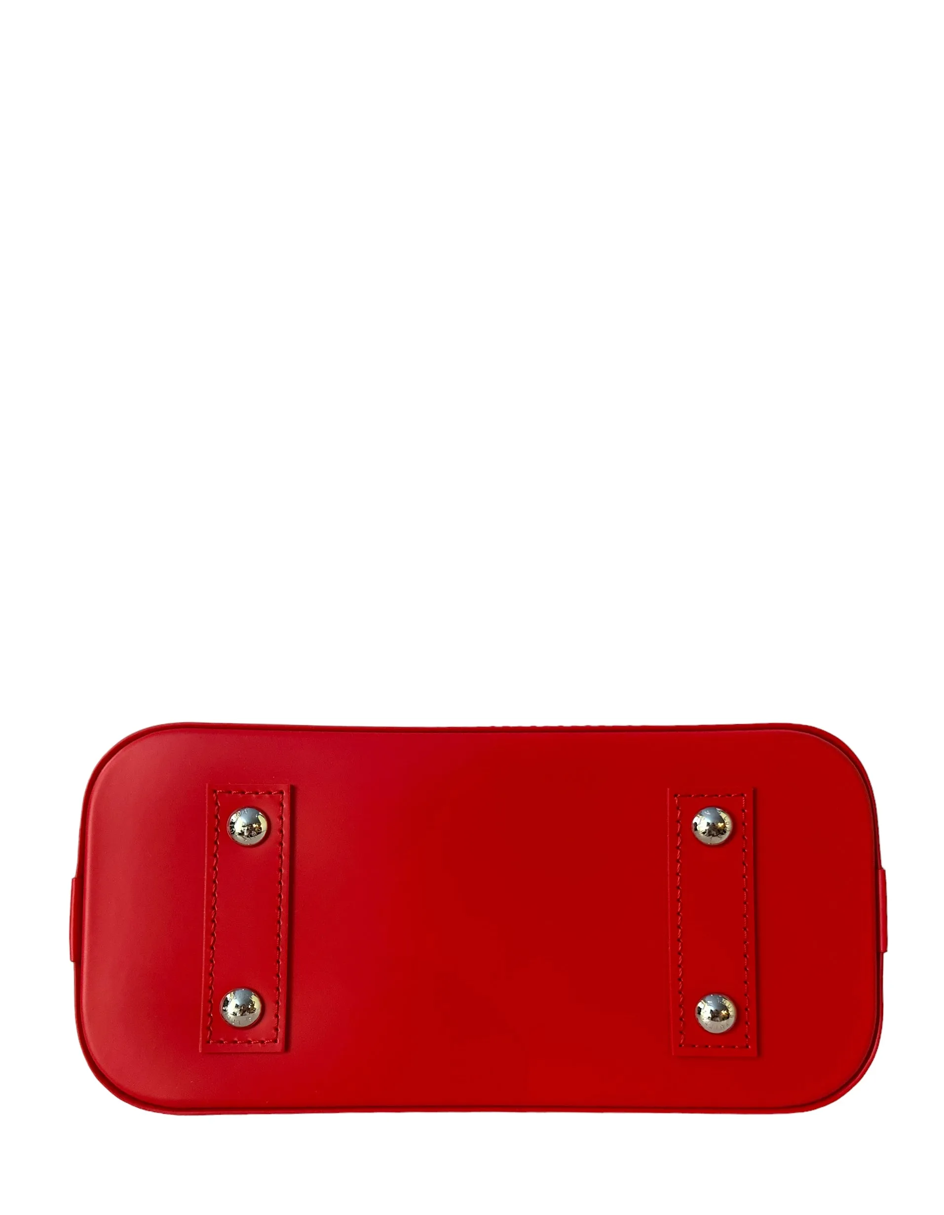 Louis Vuitton 2023 LV x YK Kusama Dots Red Epi Leather Alma BB Bag