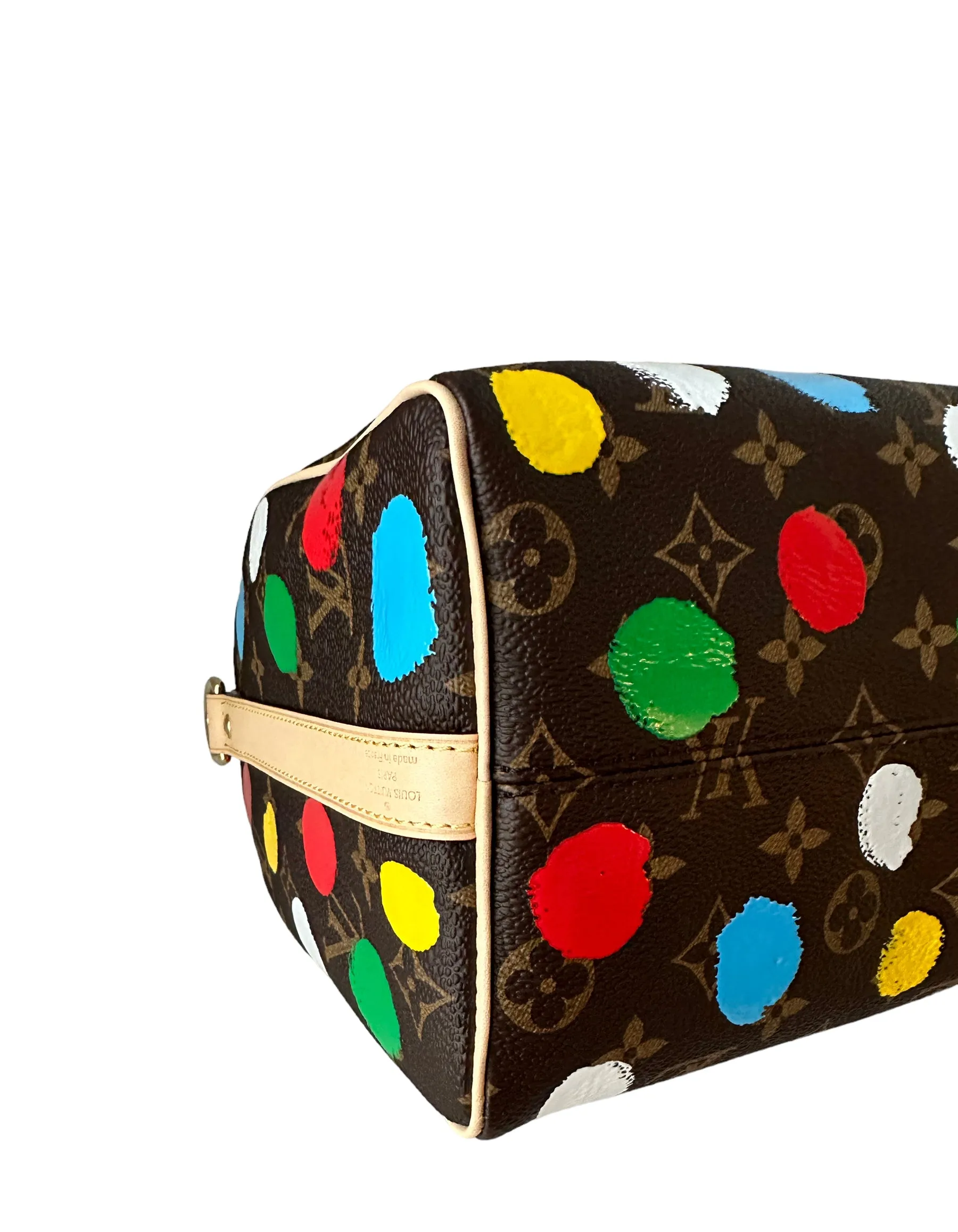 Louis Vuitton 2023 LV x YK Kusama Dots Speedy Bandouliere 35 Bag