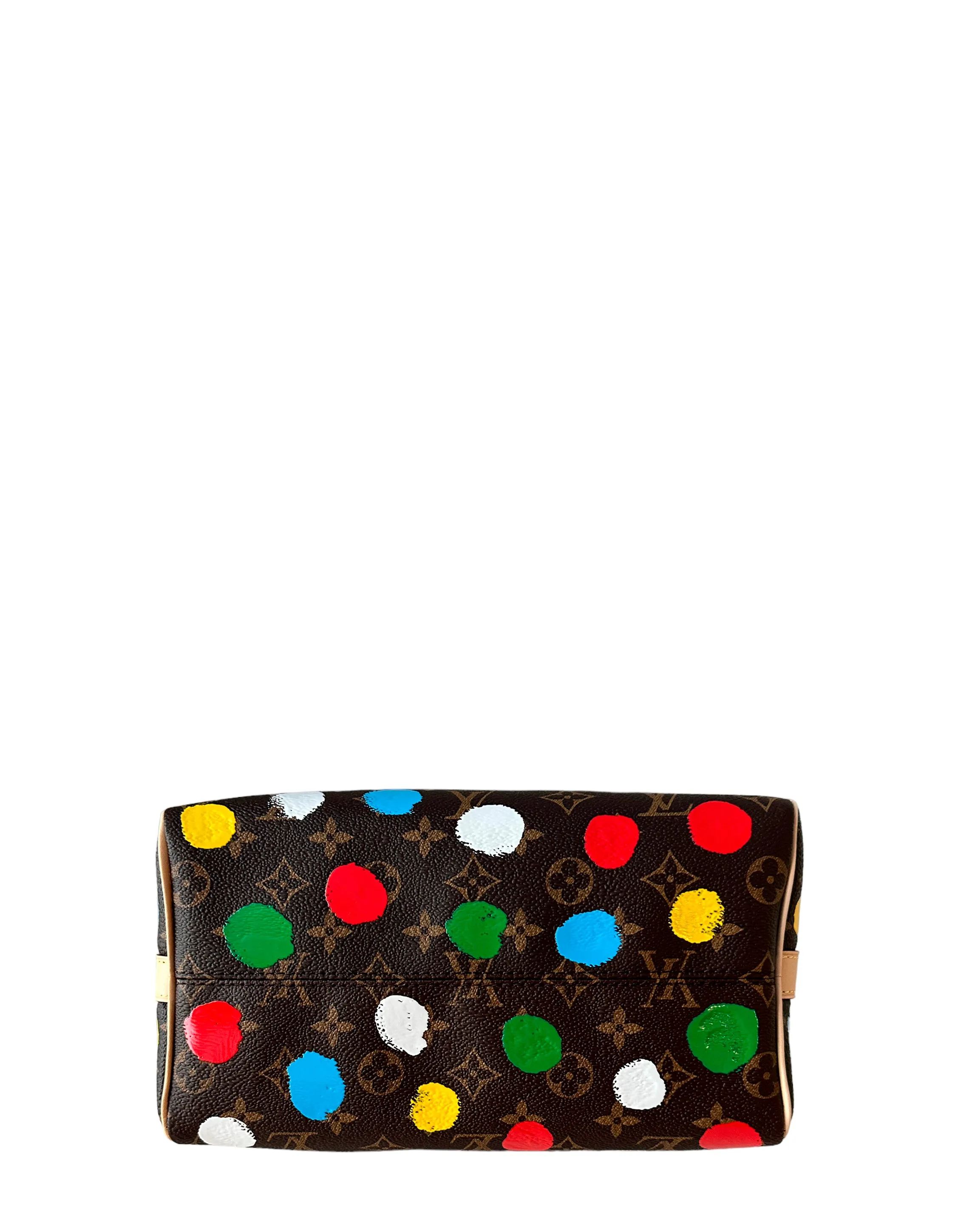 Louis Vuitton 2023 LV x YK Kusama Dots Speedy Bandouliere 35 Bag