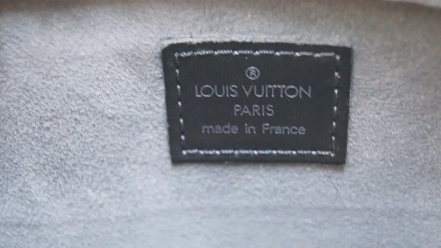 LOUIS VUITTON Black Epi Leather Pont-Neuf PM Satchel Bag