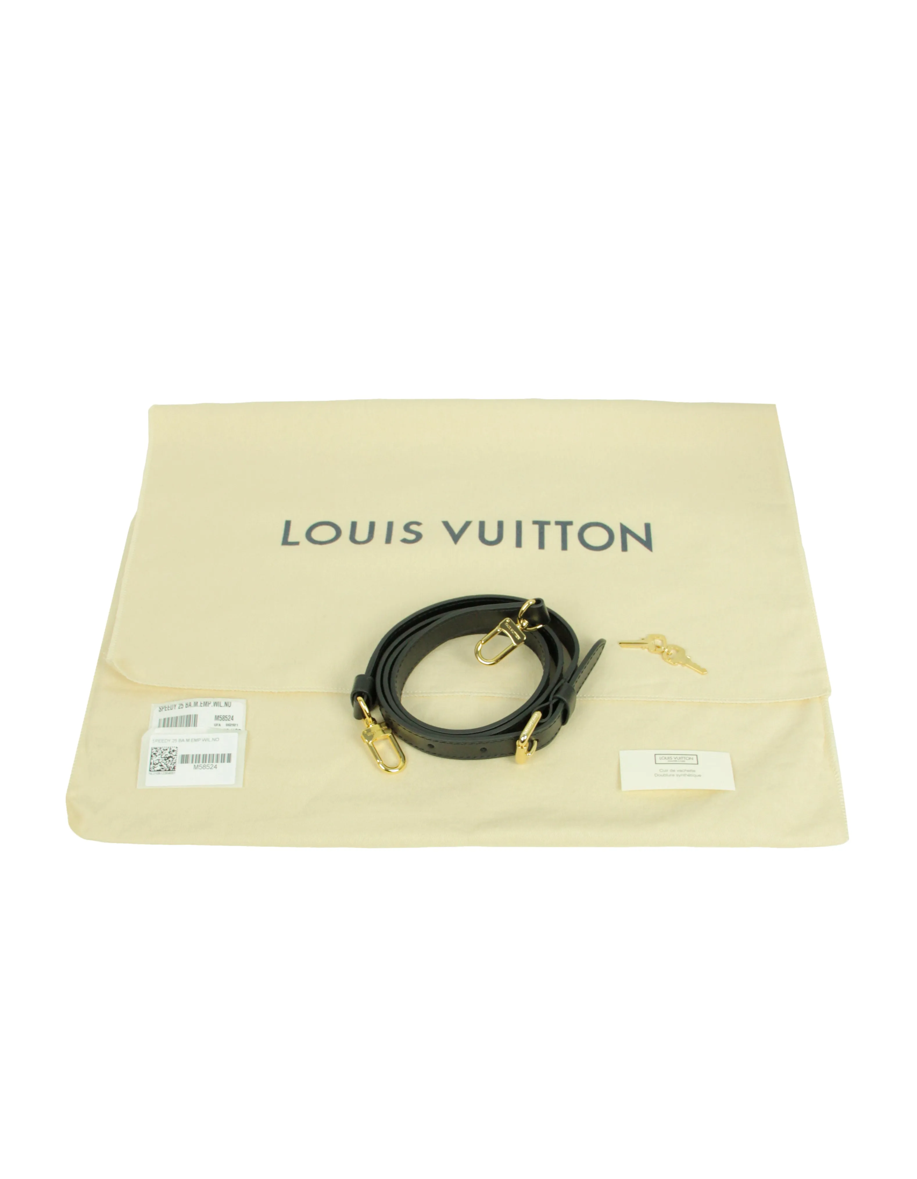 Louis Vuitton Black Leather Empreinte Monogram Giant Wild At Heart Speedy Bandouliere 25 Bag