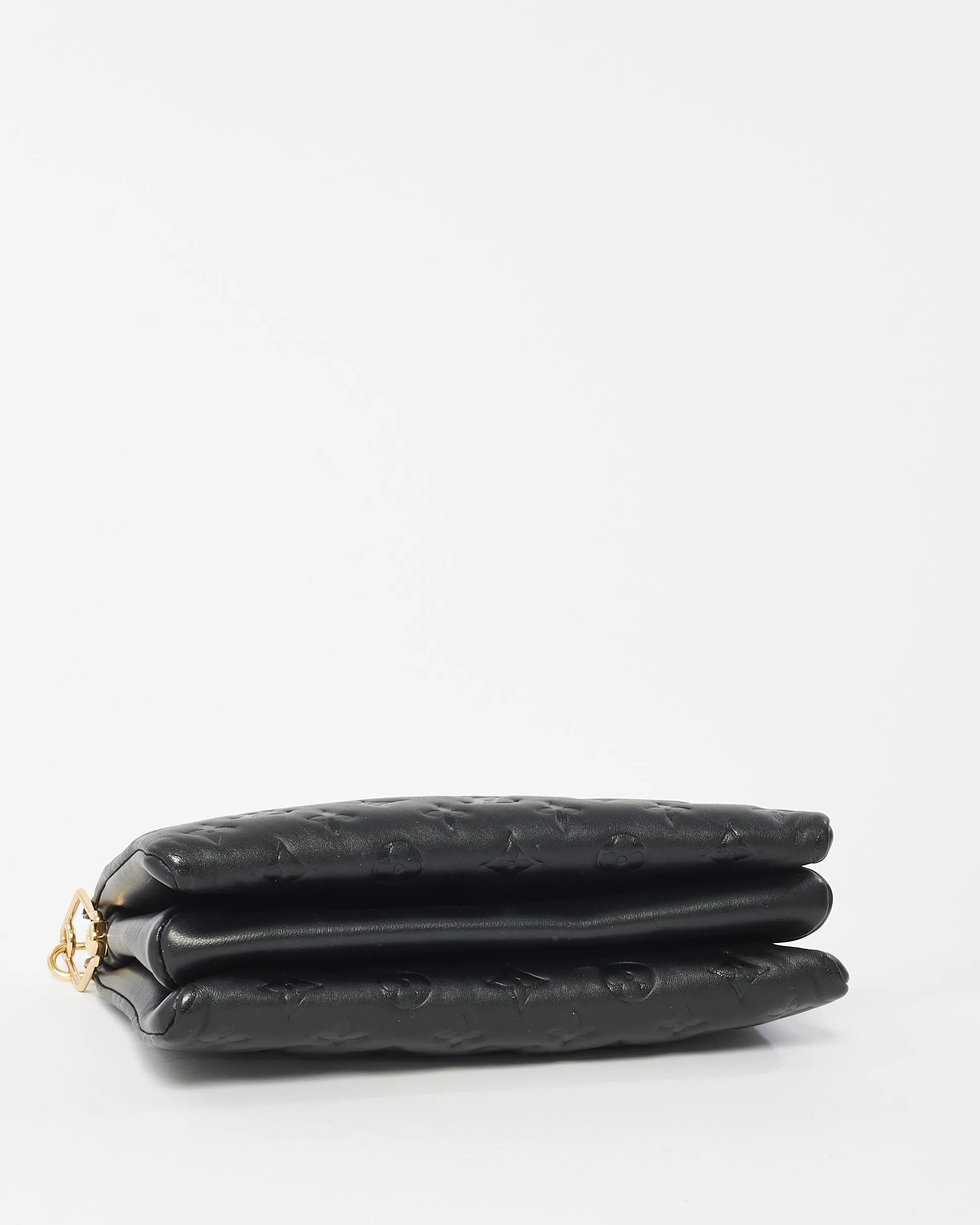 Louis Vuitton Black Monogram Empreinte Leather Coussin Bag