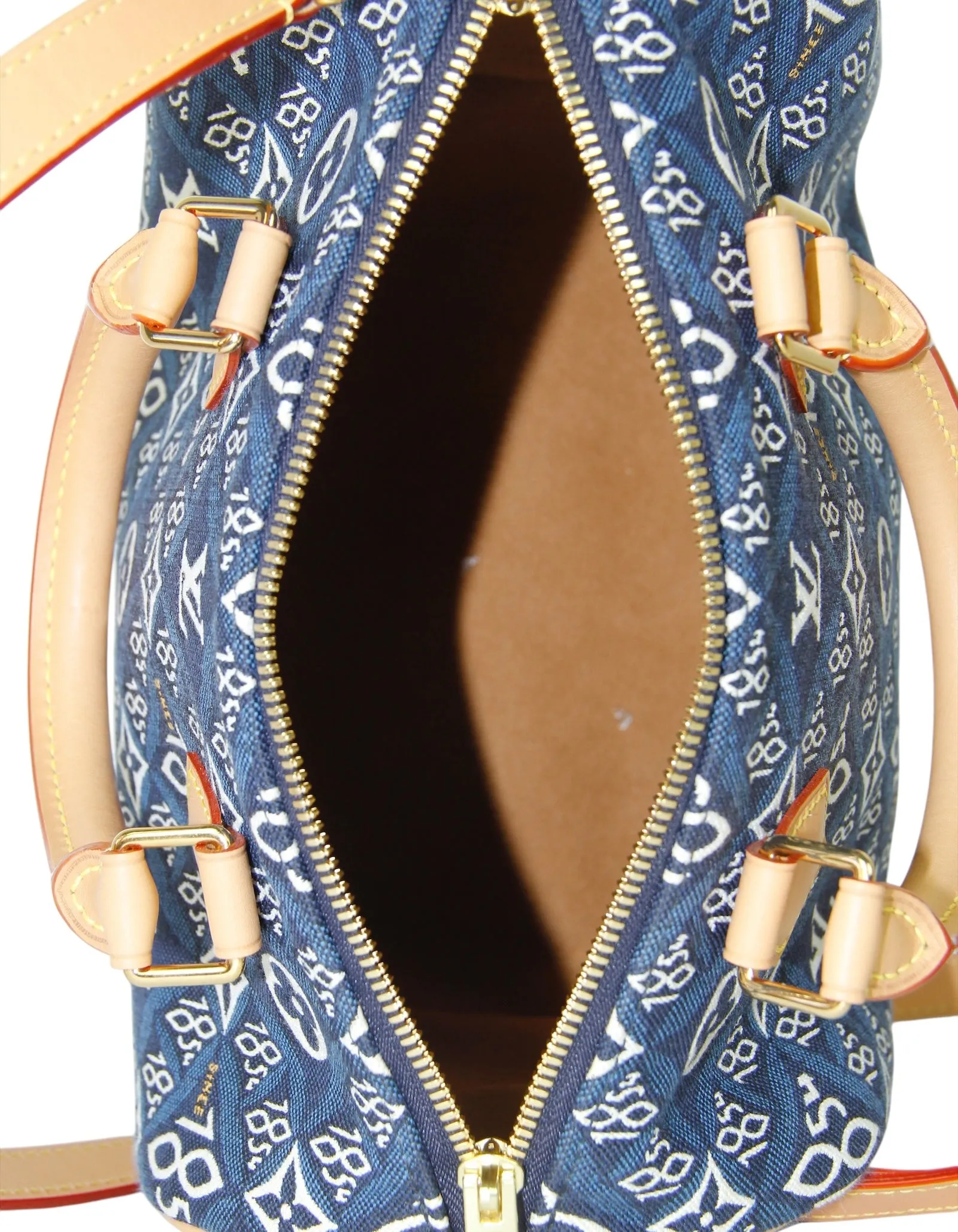 Louis Vuitton Blue Since 1854 Speedy Bandouliere 25