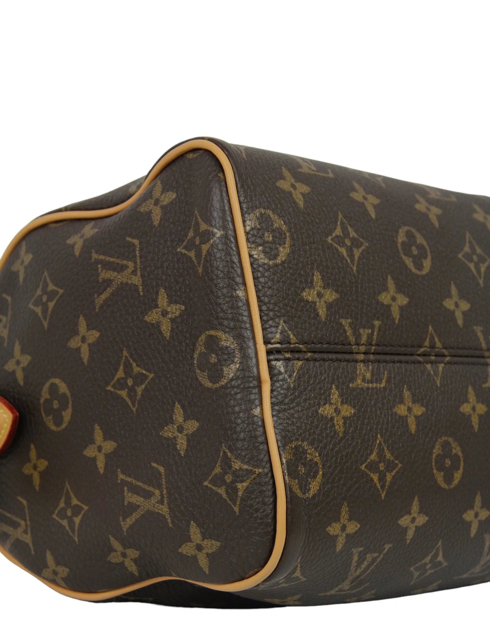 Louis Vuitton Brown Soft Calfskin Monogram Speedy P9 Bandouliere 25