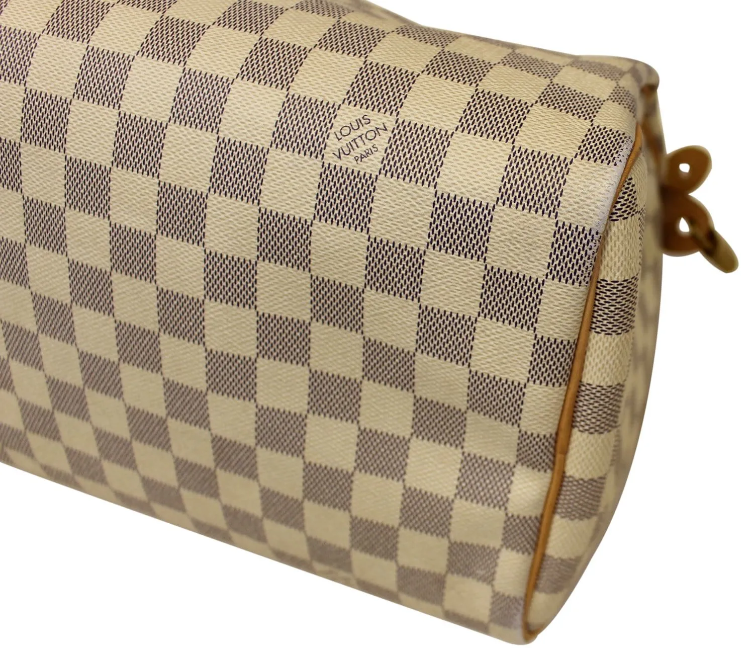 LOUIS VUITTON Damier Azur Speedy 30 Satchel Handbag
