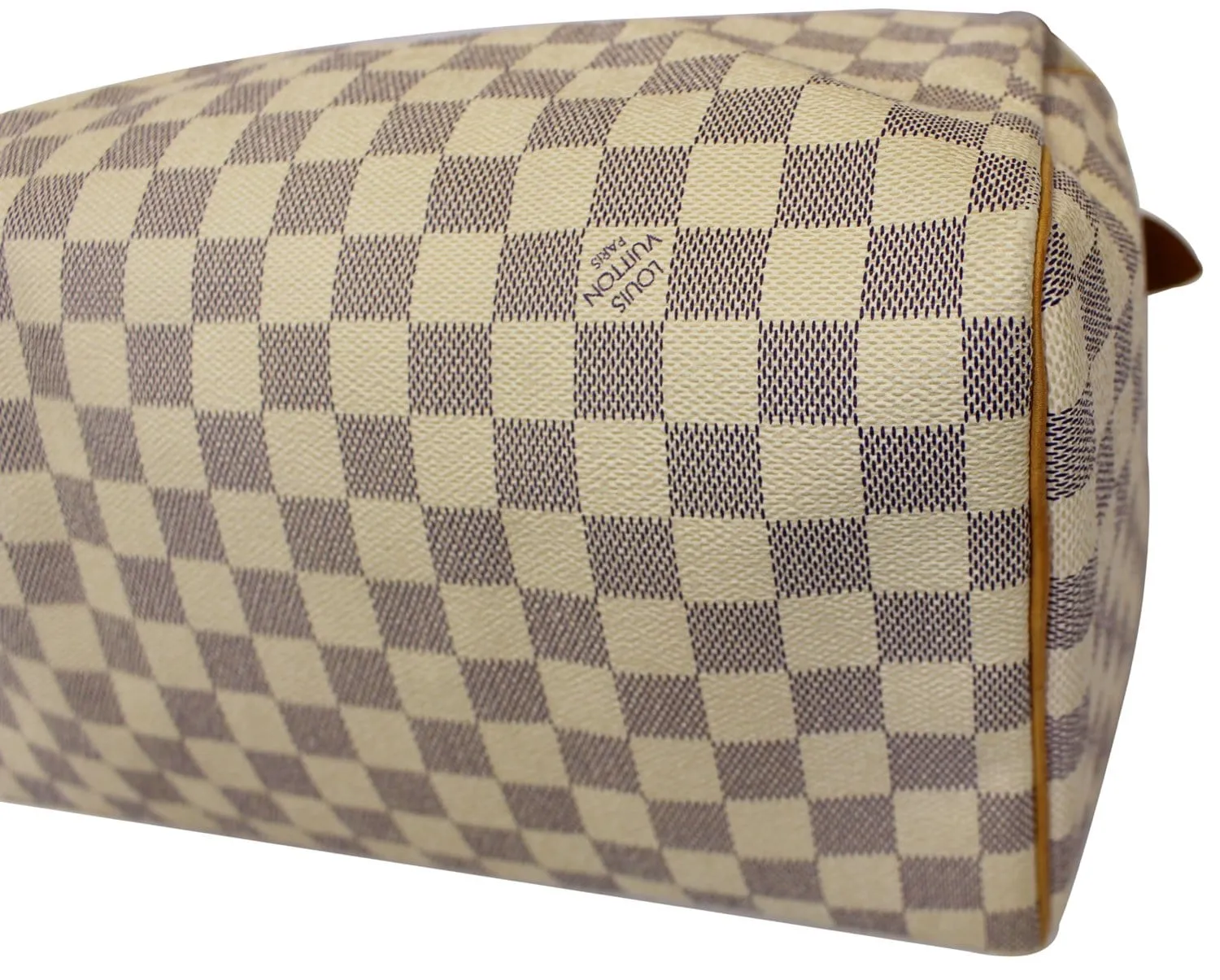 Louis Vuitton Damier Azur Speedy 30 Satchel Handbag