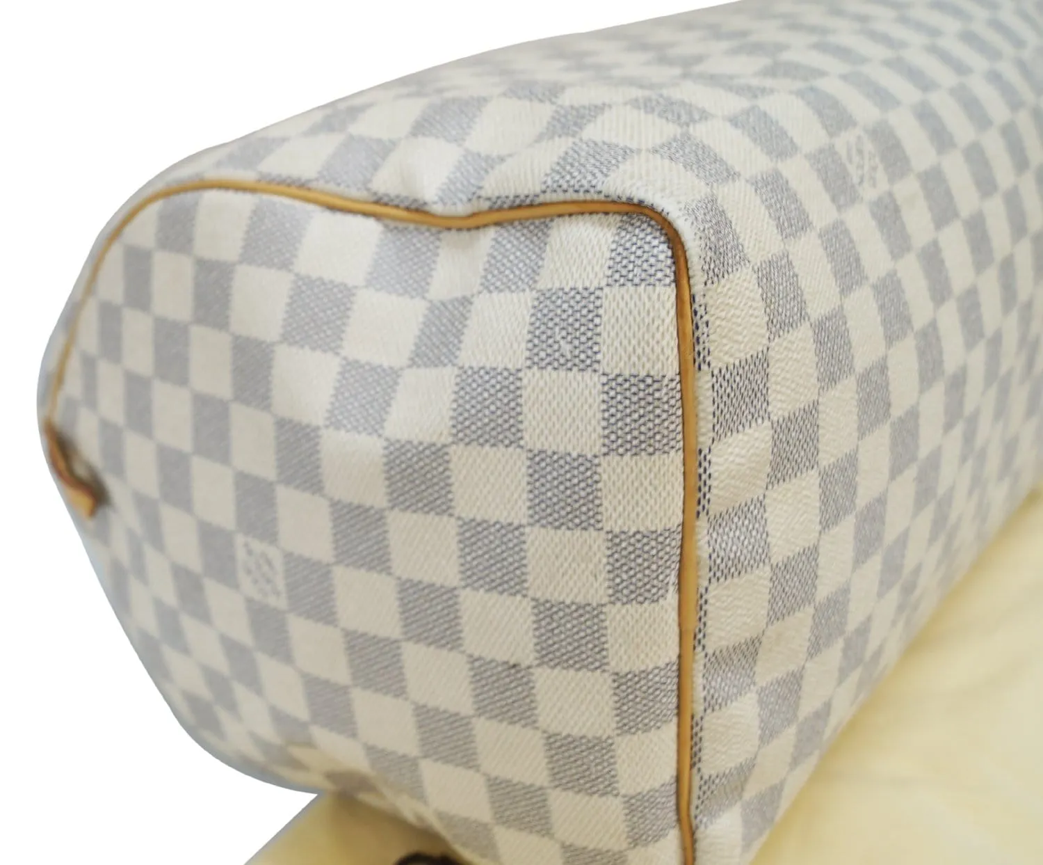 LOUIS VUITTON Damier Azur Speedy 35 Satchel Bag