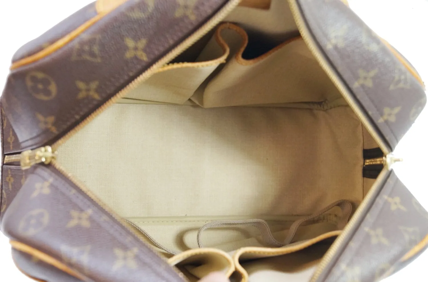 LOUIS VUITTON Monogram Canvas Deauville Boston Satchel Bag