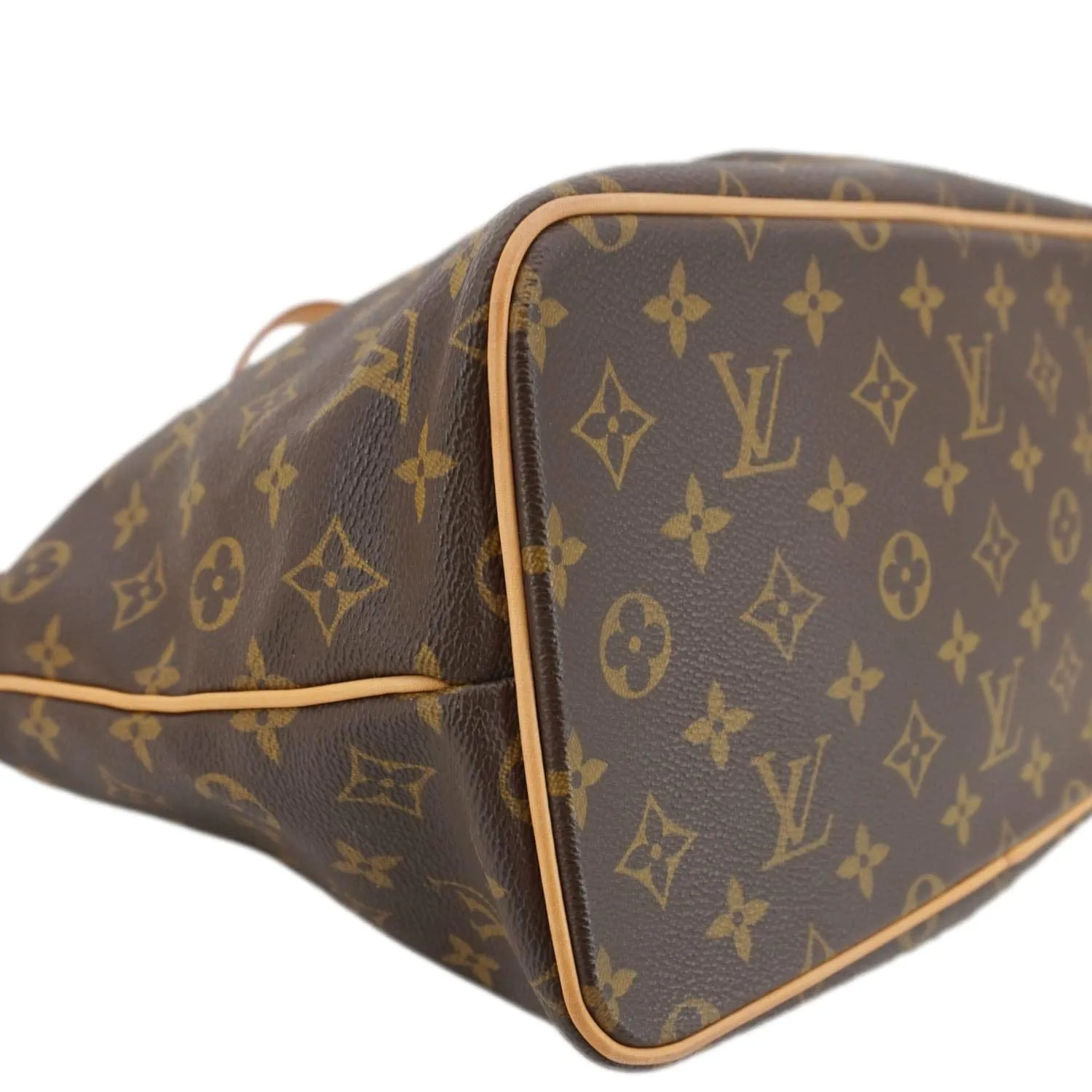 LOUIS VUITTON Palermo PM Monogram Canvas Shoulder Bag Brown