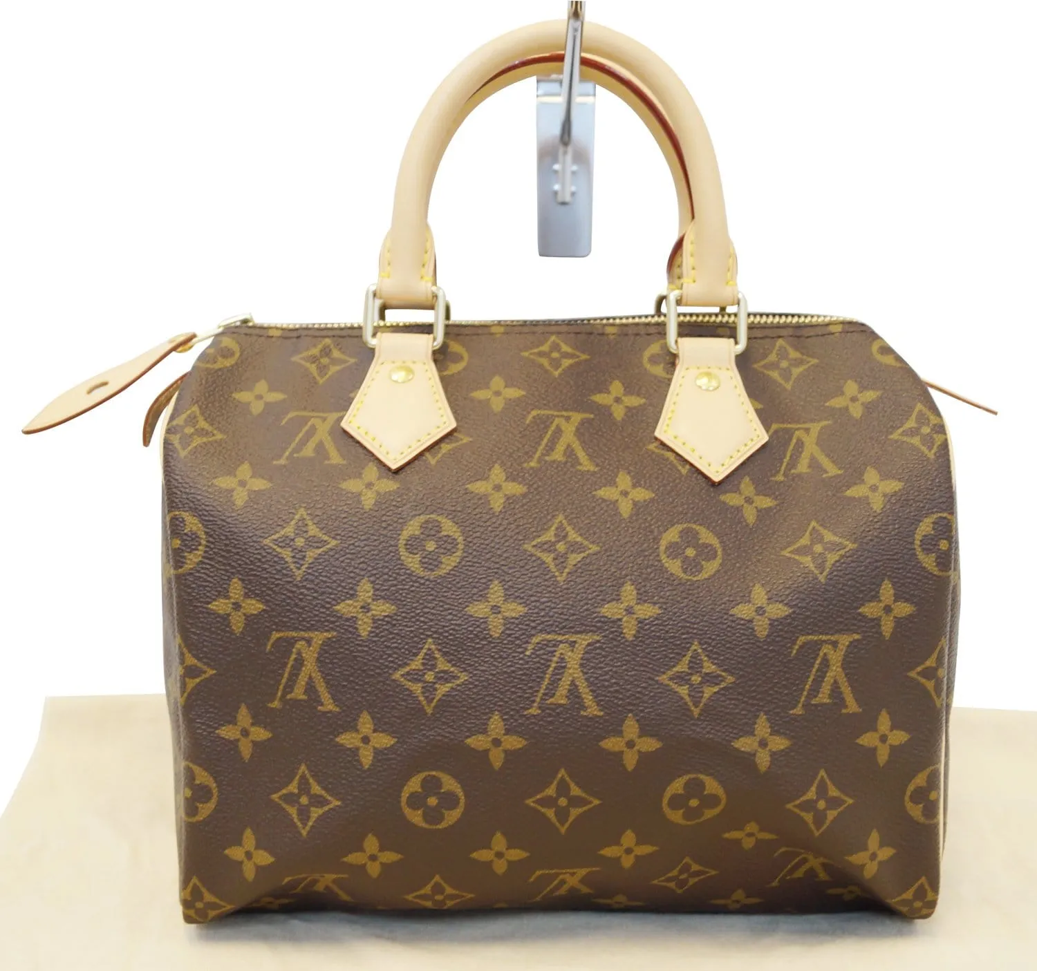 LOUIS VUITTON Speedy 25 Monogram Canvas  Satchel Bag
