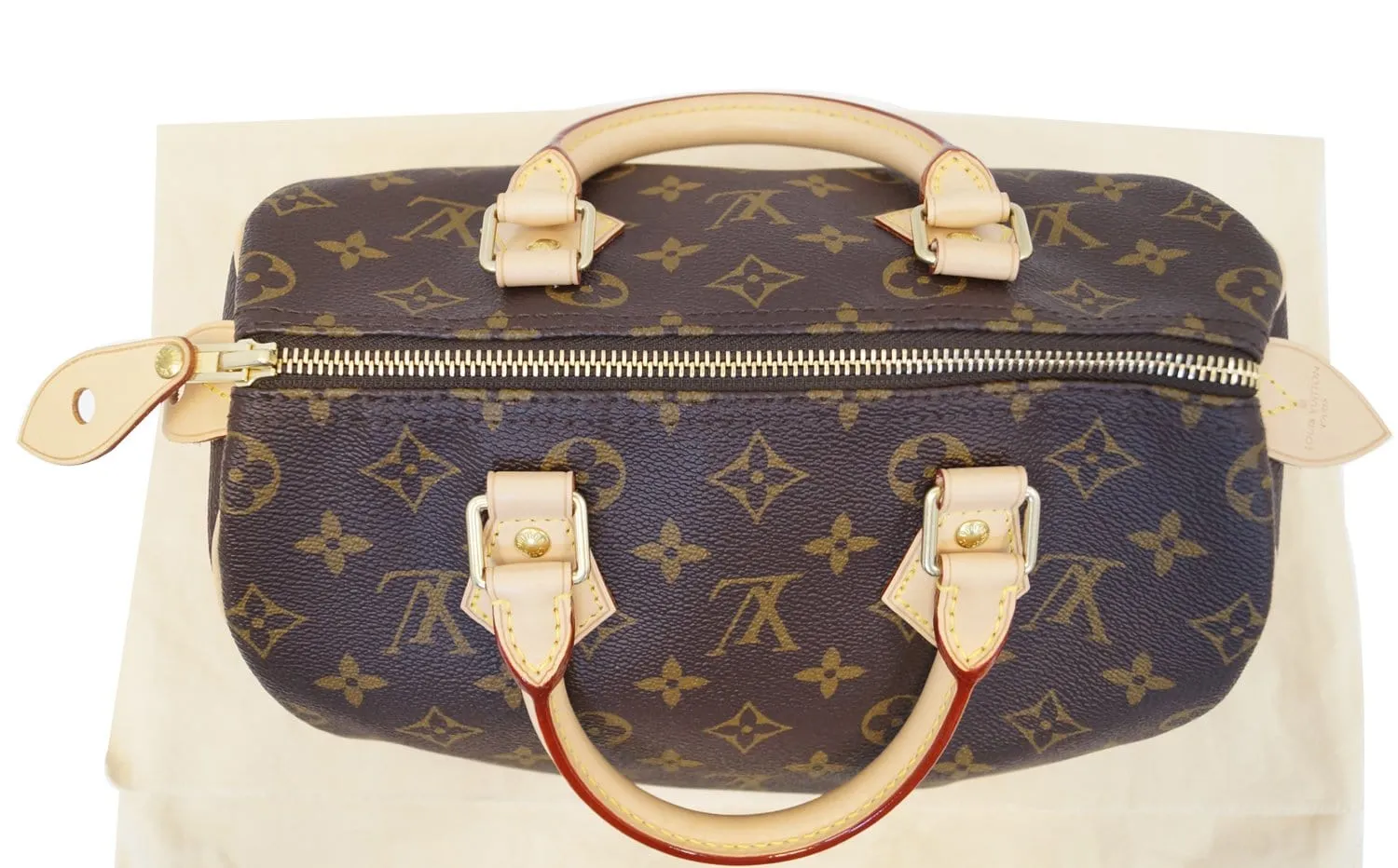 LOUIS VUITTON Speedy 25 Monogram Canvas  Satchel Bag