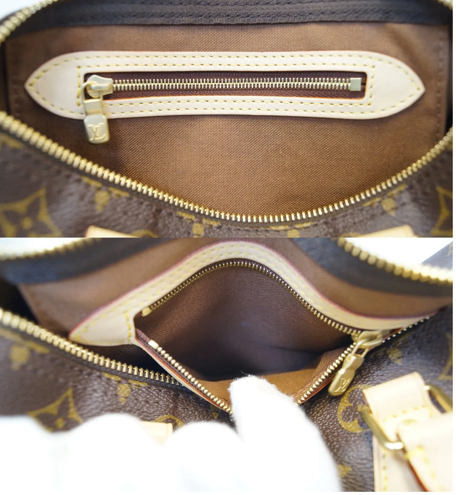 LOUIS VUITTON Speedy 25 Monogram Canvas  Satchel Bag