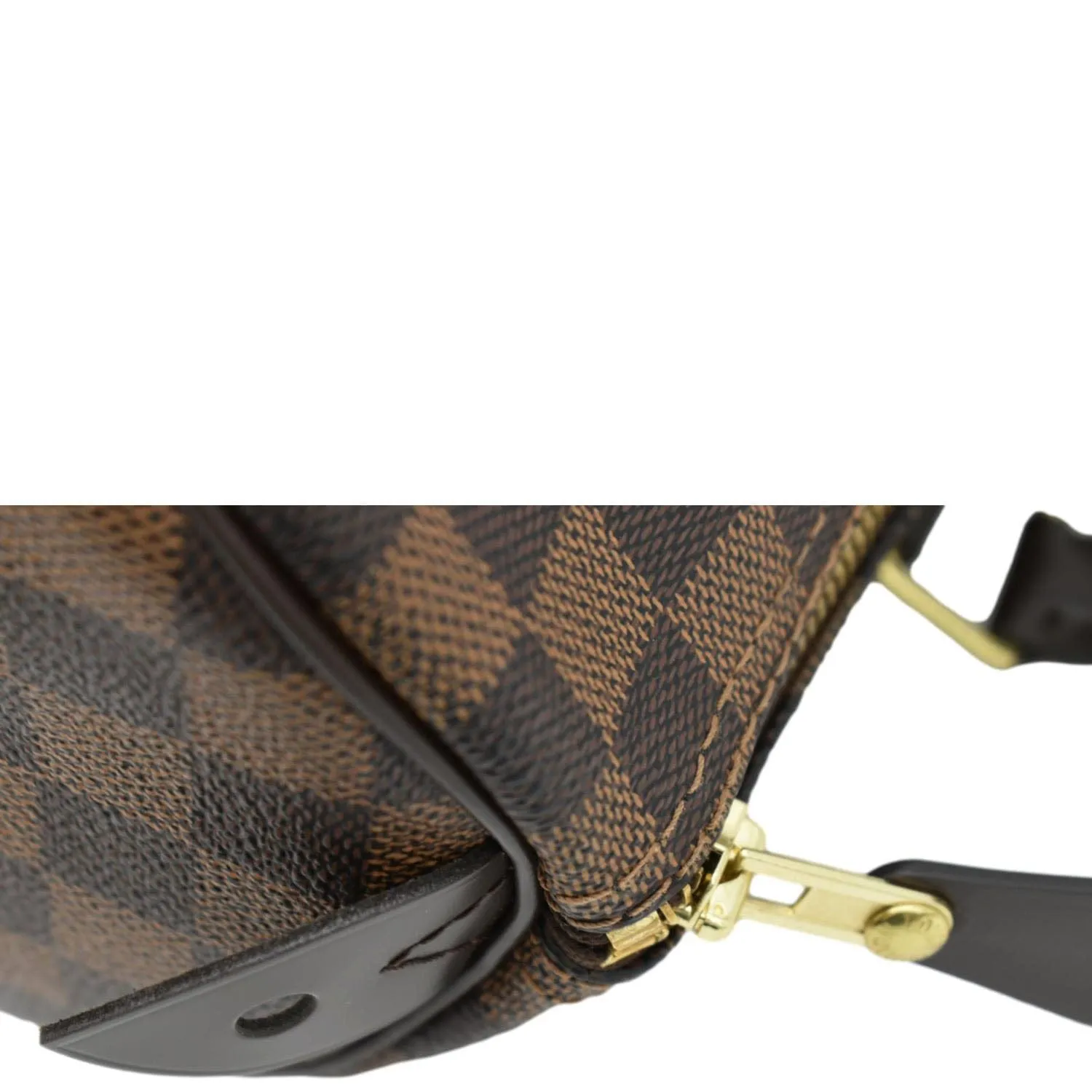 LOUIS VUITTON Speedy 30 Damier Ebene Satchel Bag Brown