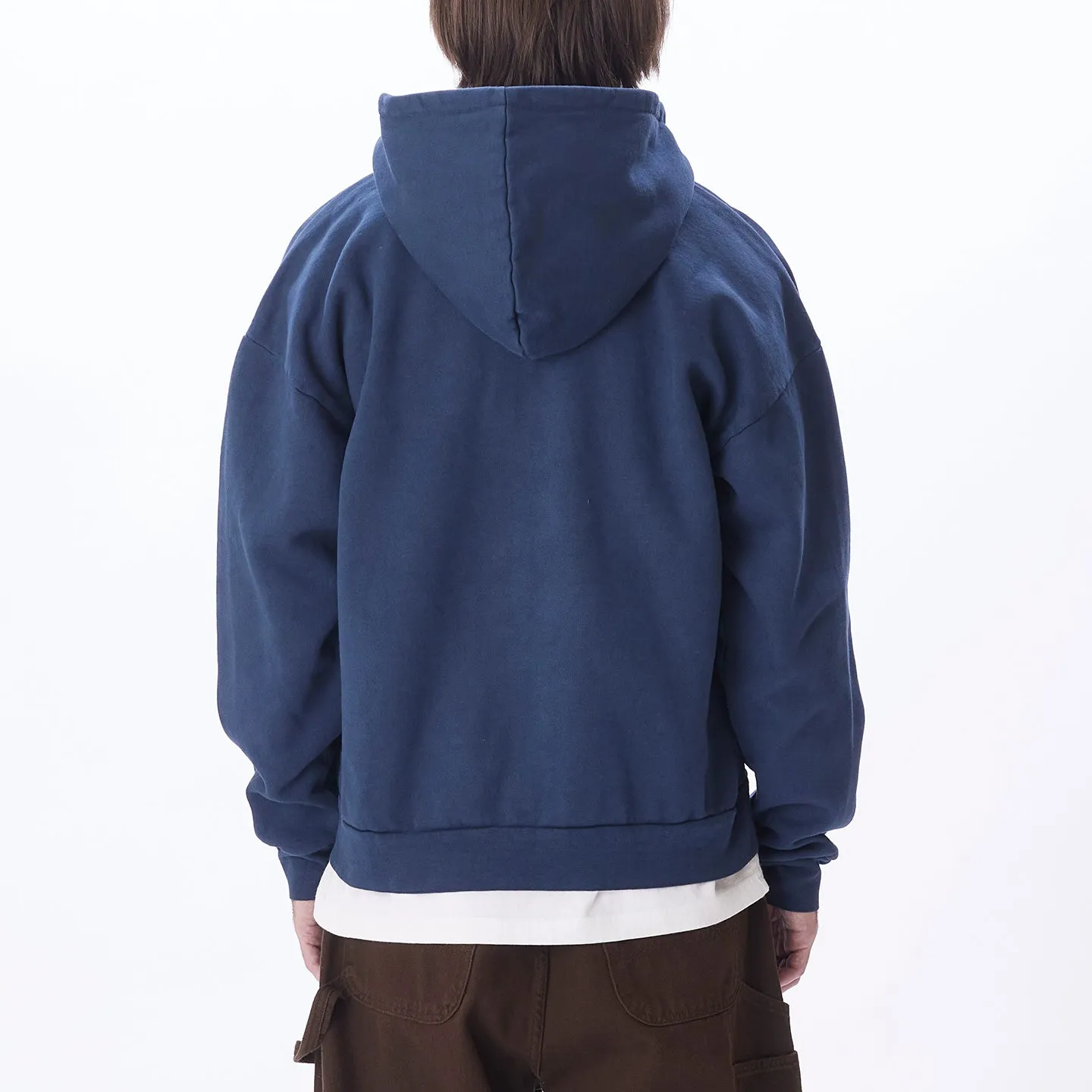 Lowercase pigment zip hood Pigment academy navy