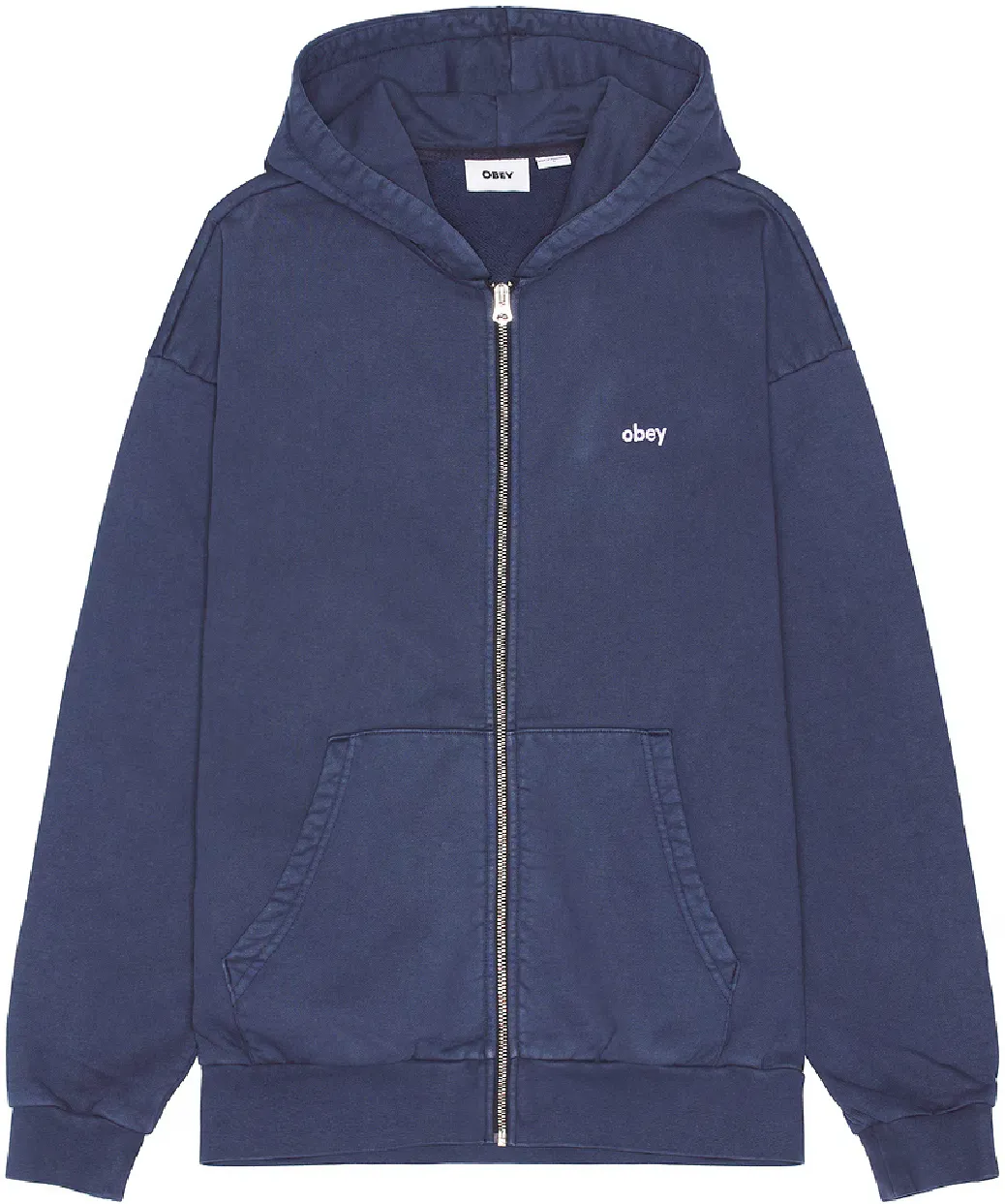 Lowercase pigment zip hood Pigment academy navy