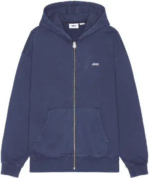 Lowercase pigment zip hood Pigment academy navy