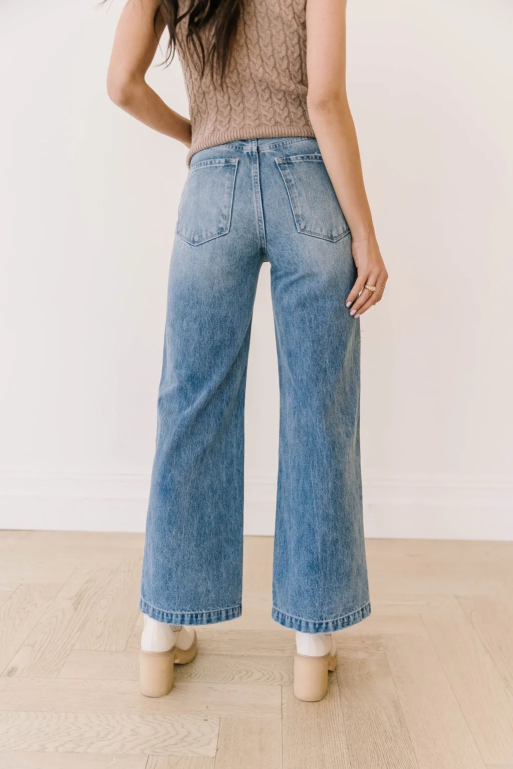 Lucky Charm Wide Leg Jeans by Kancan