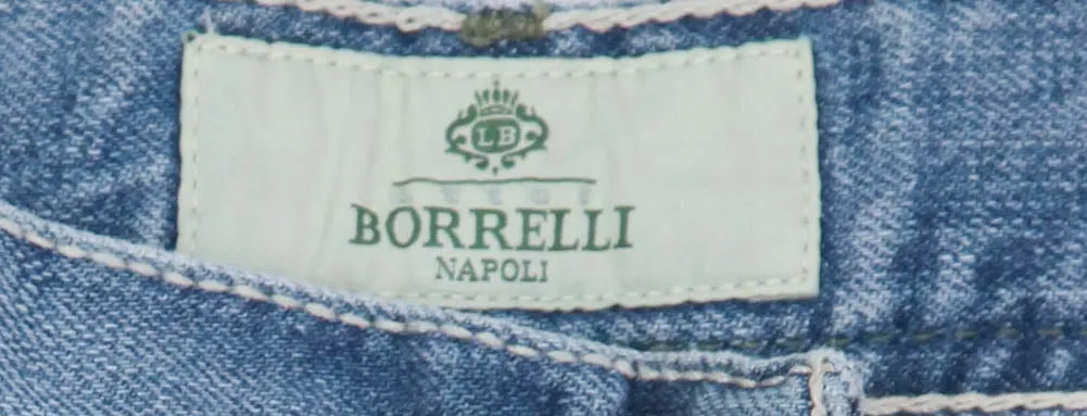Luigi Borrelli Denim Blue Jeans - Extra Slim - 35 US / 51 EU