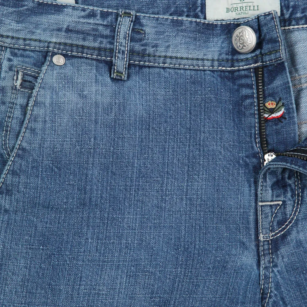 Luigi Borrelli Denim Blue Jeans - Super Slim - 33 US / 49 EU