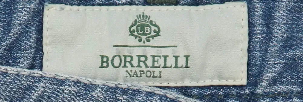 Luigi Borrelli Denim Blue Jeans - Super Slim - 35 US / 51 EU