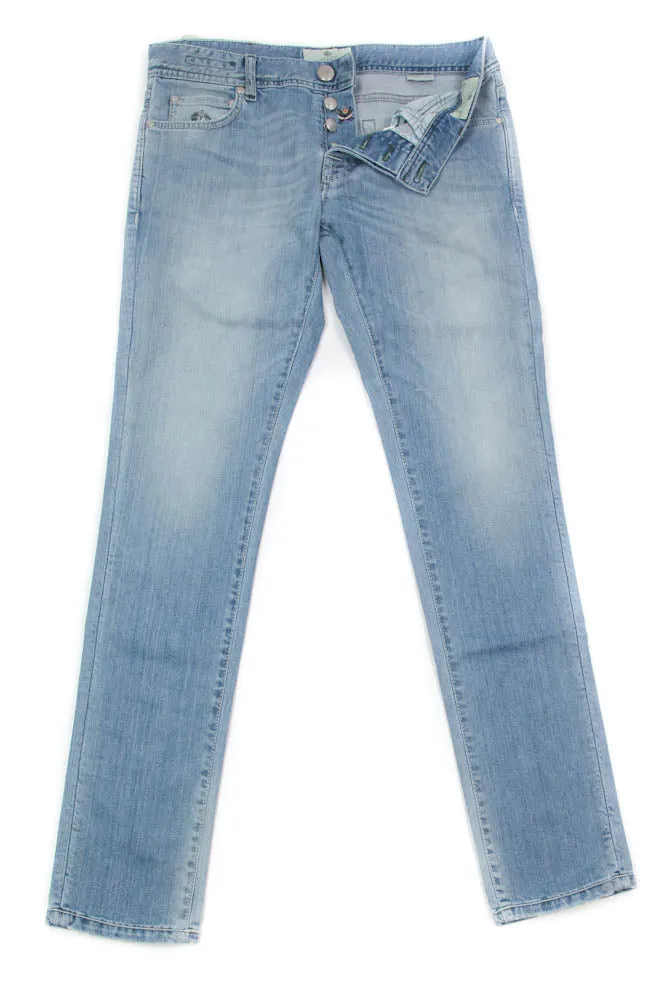 Luigi Borrelli Denim Blue Jeans - Super Slim - 36 US / 52 EU
