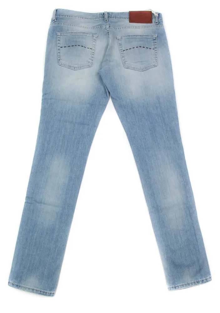 Luigi Borrelli Denim Blue Jeans - Super Slim - 36 US / 52 EU
