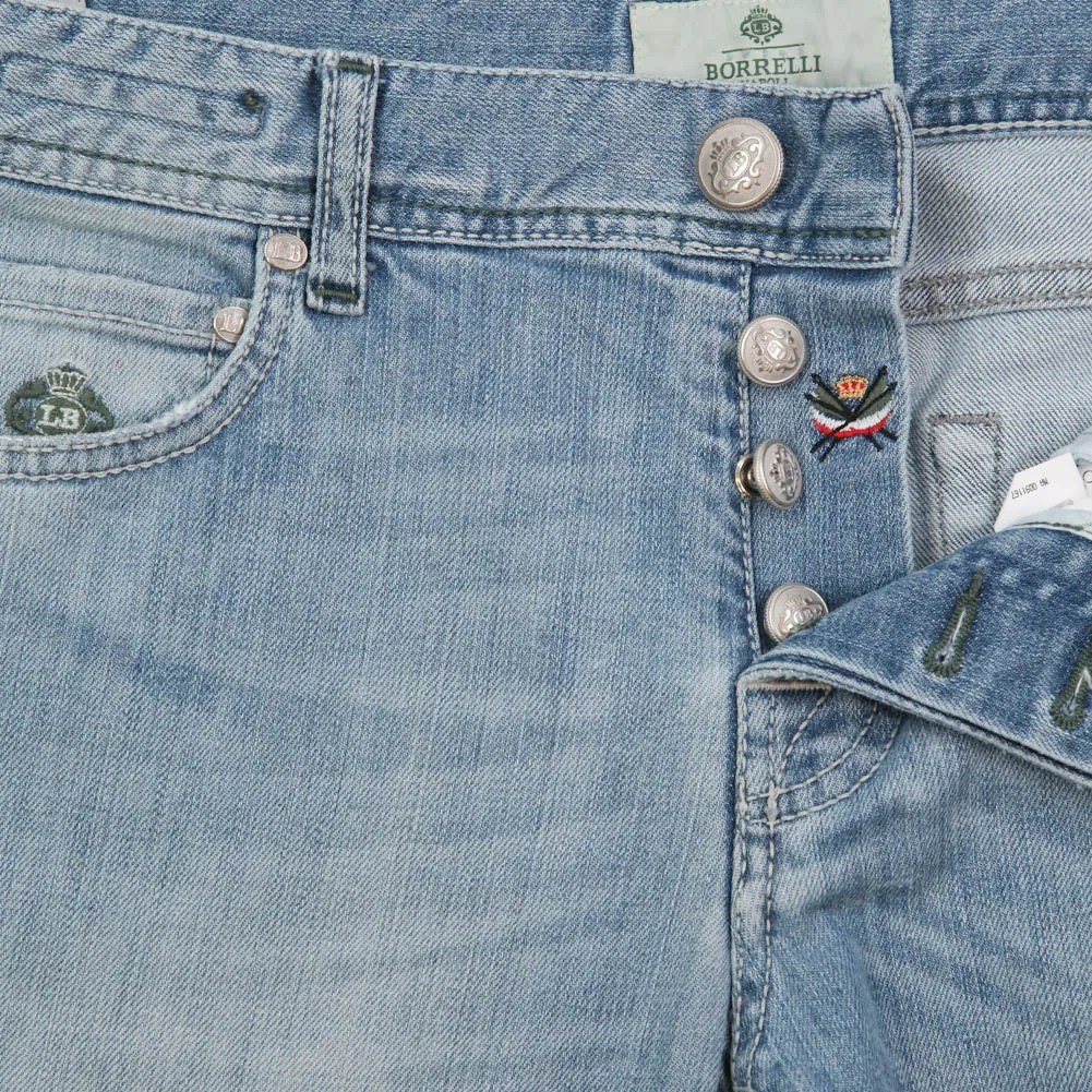 Luigi Borrelli Denim Blue Jeans - Super Slim - 36 US / 52 EU